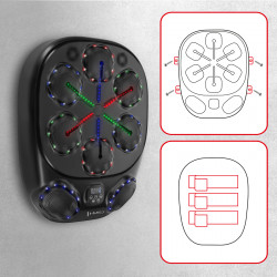 Tb10 Elektroniczna Tarcza Bokserska Bluetooth Z Muzyką I Rękawicami Bateria 4000Mah Hms