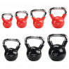 Ktc16 Black Uchwyt Chrom Radełkowany Kettlebell Żeliwny Hms