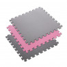 Mp10 Mata Puzzle Multipack Pink-Grey 9 Elementów 10Mm One Fitness