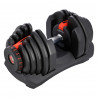 Adjustable Dumbbell Set (2 pcs) Sr80 + HMS Pro Str10 Stand