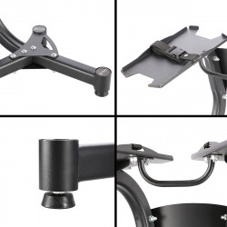 Adjustable Dumbbell Set (2 pcs) Sr80 + HMS Pro Str10 Stand