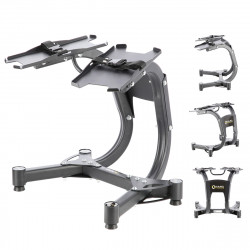 Adjustable Dumbbell Set (2 pcs) Sr80 + HMS Pro Str10 Stand