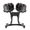 Adjustable Dumbbell Set (2 pcs) Sr80 + HMS Pro Str10 Stand