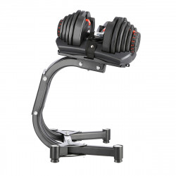 Adjustable Dumbbell Set (2 pcs) Sr80 + HMS Pro Str10 Stand