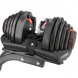 Adjustable Dumbbell Set (2 pcs) Sr80 + HMS Pro Str10 Stand