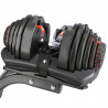 Adjustable Dumbbell Set (2 pcs) Sr80 + HMS Pro Str10 Stand