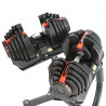 Adjustable Dumbbell Set (2 pcs) Sr80 + HMS Pro Str10 Stand