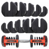 Adjustable Dumbbell Set (2 pcs) Sr80 + HMS Pro Str10 Stand