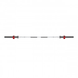 Olympic Barbell 18.5Kg 2200Mm HMS Go450 + Zg1000R Lock Jaw Red