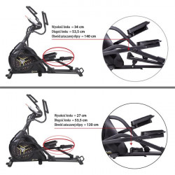 H1802 Trenażer Eliptyczny Magnetyczny Semi Commercial Hms Premium