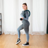 Zestaw Hula Hop Magnetyczny Black/Turquoise Hhm17 Z Licznikiem Hms + Pas Wyszczuplający Br163 Red