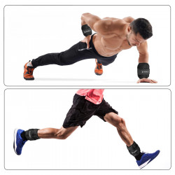 Onk03 Obciążniki Na Kostki I Nadgarstki Regulowane 2 X 1.5Kg Hms