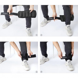 Onk03 Obciążniki Na Kostki I Nadgarstki Regulowane 2 X 1.5Kg Hms