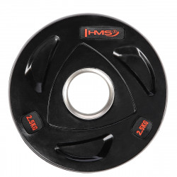 Tox02 Czarny Talerz Olimpijski Ogumowany 2.5 Kg Hms