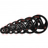 Tox02 Czarny Talerz Olimpijski Ogumowany 2.5 Kg Hms