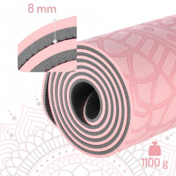 Tpe Yoga Mat Light Pink HMS Ym10