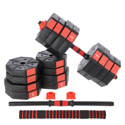 (2 Parts) Dumbbells-Barbell Made Of Composite Material 40 Kg HMS Sgc40