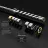 Golden Olympic Bar 20Kg 2200Mm HMS Premium Go1100 + Zg1500 Gold Clamps