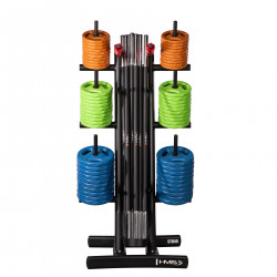 Zestaw Training Pump Sbp22 Sztanga 10 X 20 Kg (200 Kg) + Stojak Str40 Hms