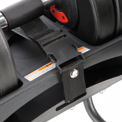 Set of adjustable dumbbells (2 pieces) HMS Sr52 + HMS Pro Str10 support