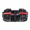 Set of adjustable dumbbells (2 pieces) HMS Sr52 + HMS Pro Str10 support