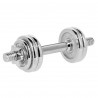 Dumbbells in a Suitcase 2x7.5Kg Chrome Plated Hms Stc15