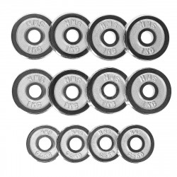Dumbbells in a Suitcase 2x7.5Kg Chrome Plated Hms Stc15