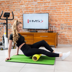 Mfk01 Green-Black Mata Fitness Klubowa Z Otworami Hms Premium