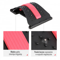 Prp02 Red Przyrząd Do Rozciągania Pleców Z Magnesami Hms