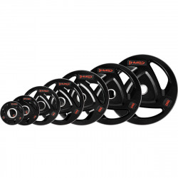 Tox01 Czarny Talerz Olimpijski Ogumowany 1.25 Kg Hms