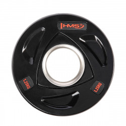 Tox01 Czarny Talerz Olimpijski Ogumowany 1.25 Kg Hms