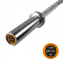 Olympic Straight Barbell 8.3Kg 1200Mm HMS Premium Go160 + Zg1000 Red