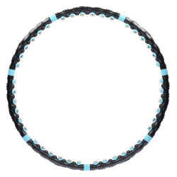 Hhp006 Black-Blue Hula Hop Masujący Z Magnesami 98Cm Hms