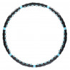 Hhp006 Black-Blue Hula Hop Masujący Z Magnesami 98Cm Hms
