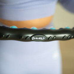 Hhp006 Black-Blue Hula Hop Masujący Z Magnesami 98Cm Hms