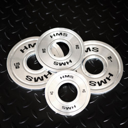 Tos Zestaw Talerzy Olimpijskich Stalowych Kalibrowanych 2 X 0.25 - 1.25 Kg (6 Kg) Hms