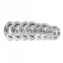 Tos Zestaw Talerzy Olimpijskich Stalowych Kalibrowanych 2 X 0.25 - 1.25 Kg (6 Kg) Hms