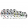 Tos Zestaw Talerzy Olimpijskich Stalowych Kalibrowanych 2 X 10 - 25 Kg (140 Kg) Hms