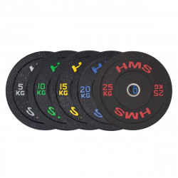 Htbr25 Red Talerz Olimpijski Bumper 25 Kg Hms