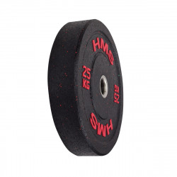 Htbr25 Red Talerz Olimpijski Bumper 25 Kg Hms