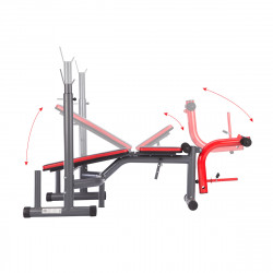 Bench with Barbell Stands and Pulley (2 Parts) HMS Ls7206