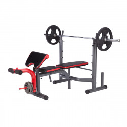 Bench with Barbell Stands and Pulley (2 Parts) HMS Ls7206