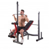 Bench with Barbell Stands and Pulley (2 Parts) HMS Ls7206