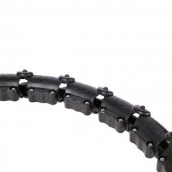 Zestaw Hula Hop Hhw02 Black Z Wypustkami I Obciążnikiem Hms + Pas Br163 Red