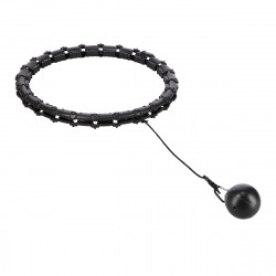 Zestaw Hula Hop Hhw02 Black Z Wypustkami I Obciążnikiem Hms + Pas Br163 Red