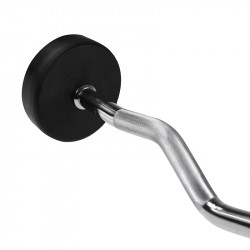 Bar/Dumbbell Fixed Bent Rubberized 20 Kg HMS Gsl-20