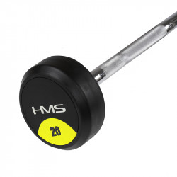 Bar/Dumbbell Fixed Bent Rubberized 20 Kg HMS Gsl-20