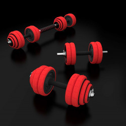 Sggx30 Sztangielki Gumowane 30Kg Hms