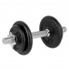 Black 2x10kg Dumbbells in Hms St20 Case
