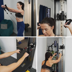 Bsp301 Wall-Mounted Pneumatic Training Gate Commercial Hms